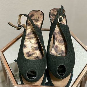 Sam Edelman Evelyn Slingback Peep Toe Pumps